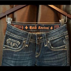 Women’s Rock Revival Jeans.